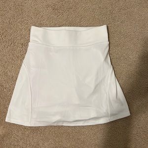 Athletic White tennis skirt